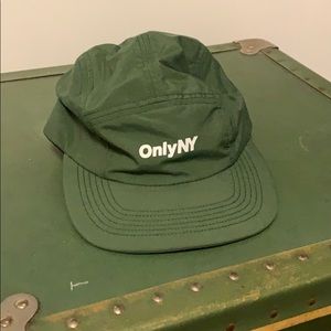 Only NY 5 panel snap back hat